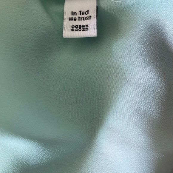 Ted Baker Skirt Women’s Sz 3 Multicolored A-line Striped Flaw Shown in Pics - Picture 4 of 12